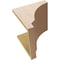 Ekena Millwork 12"W x 12"D x 12"H Wide Moab Rough Cedar Woodgrain TimberThane Corbel, Primed Tan CORUR12X12X12MOARCPR - alternate 6